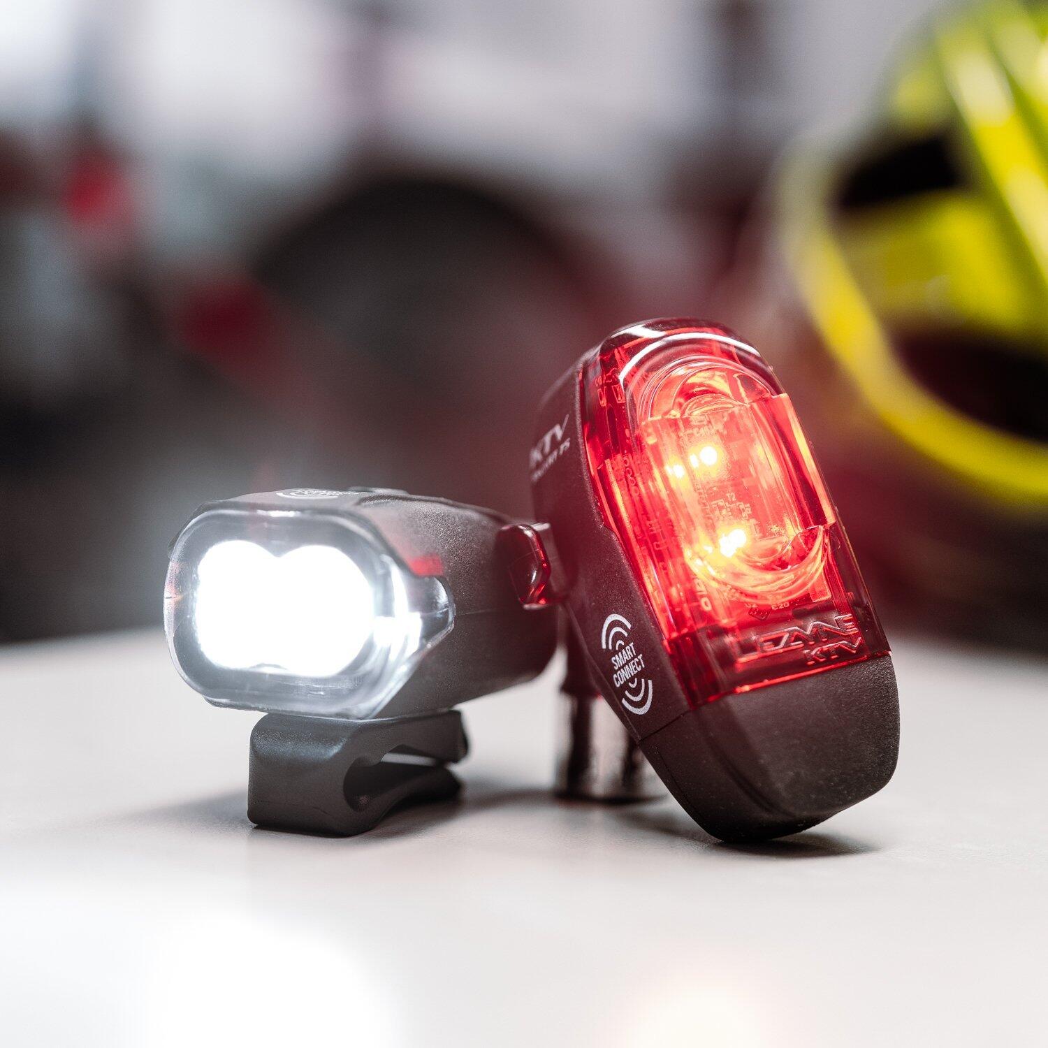 Paar Fahrradbeleuchtung vorne/hinten Lezyne KTV SMART 3/5
