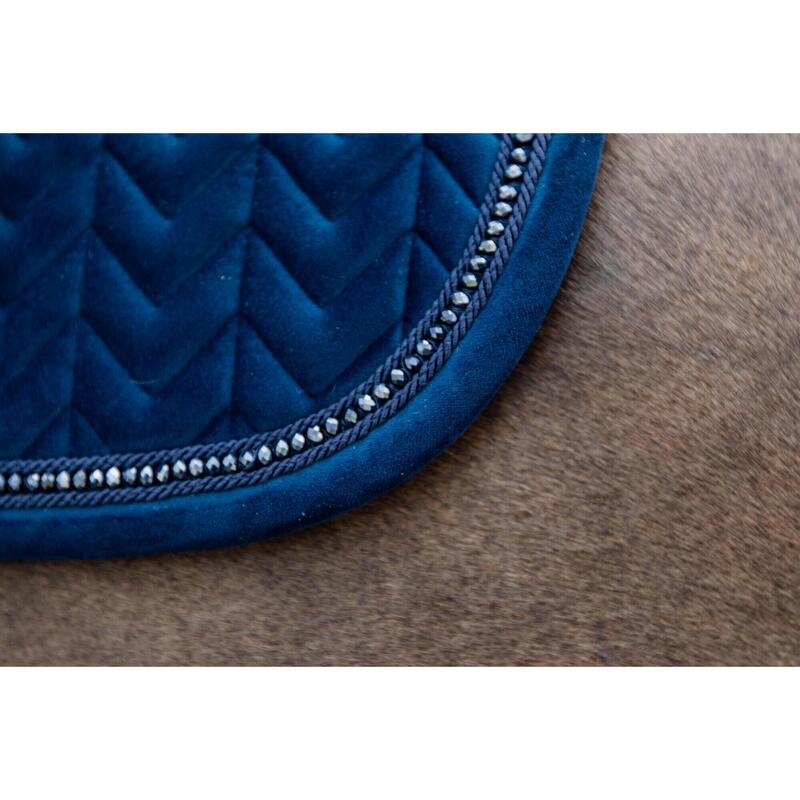 Saddle Pad Velvet Pearls