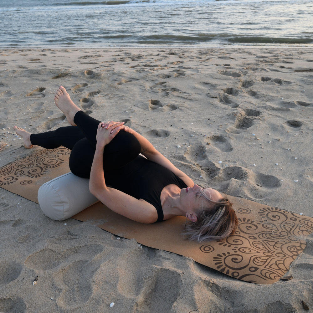 Yoga Bolster Chateau grijs 5/7