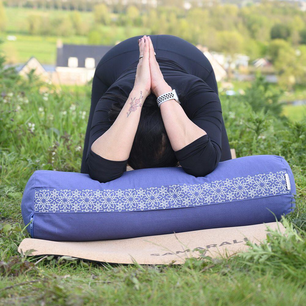 Bolster de Yoga Azul Mezclilla 2/5