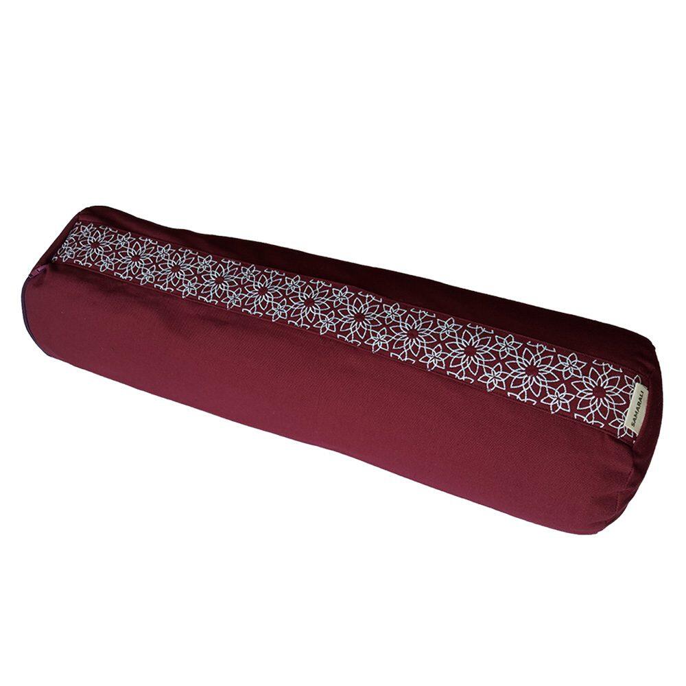 SAMARALI Yoga Bolster Kastanjebruin