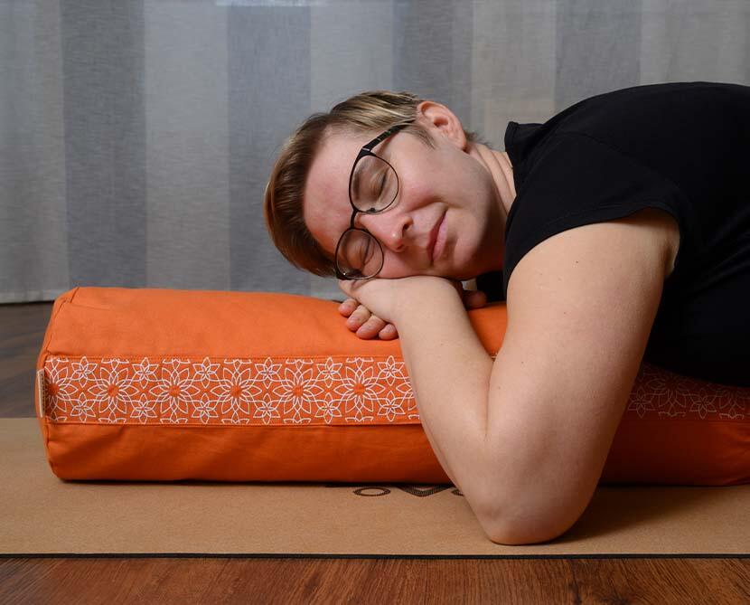 Fundas para Bolster de Yoga Naranja 3/6