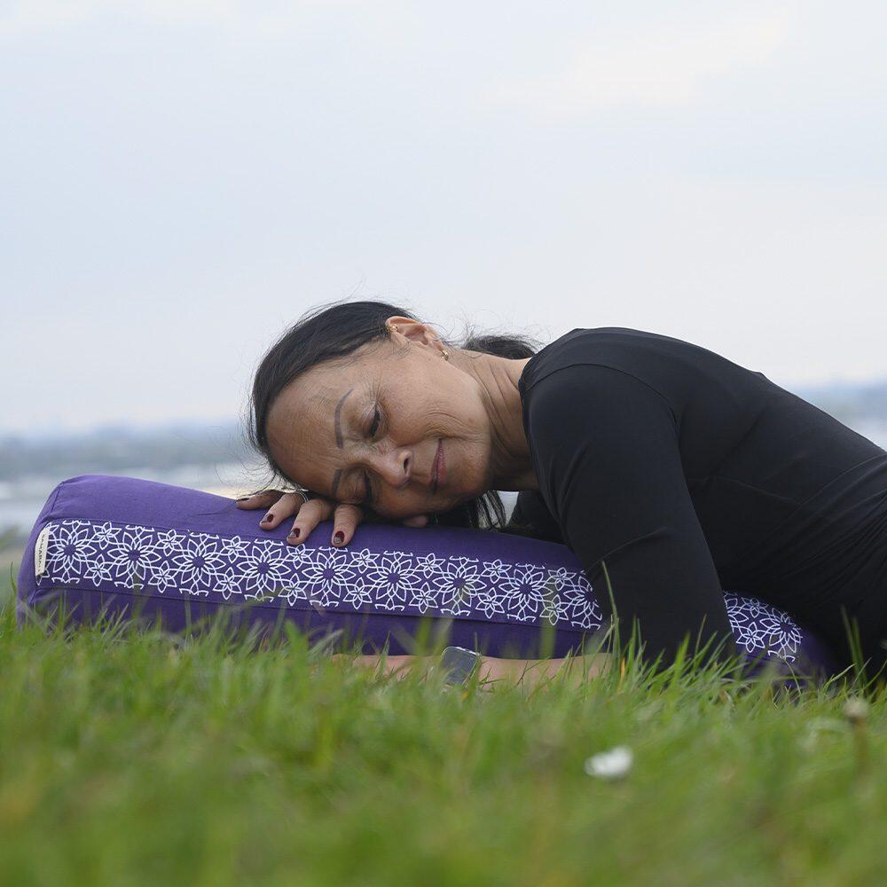 Fundas para Bolster de Yoga Morado 2/4