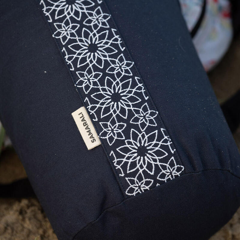 Bolster Yoga Bleu marin