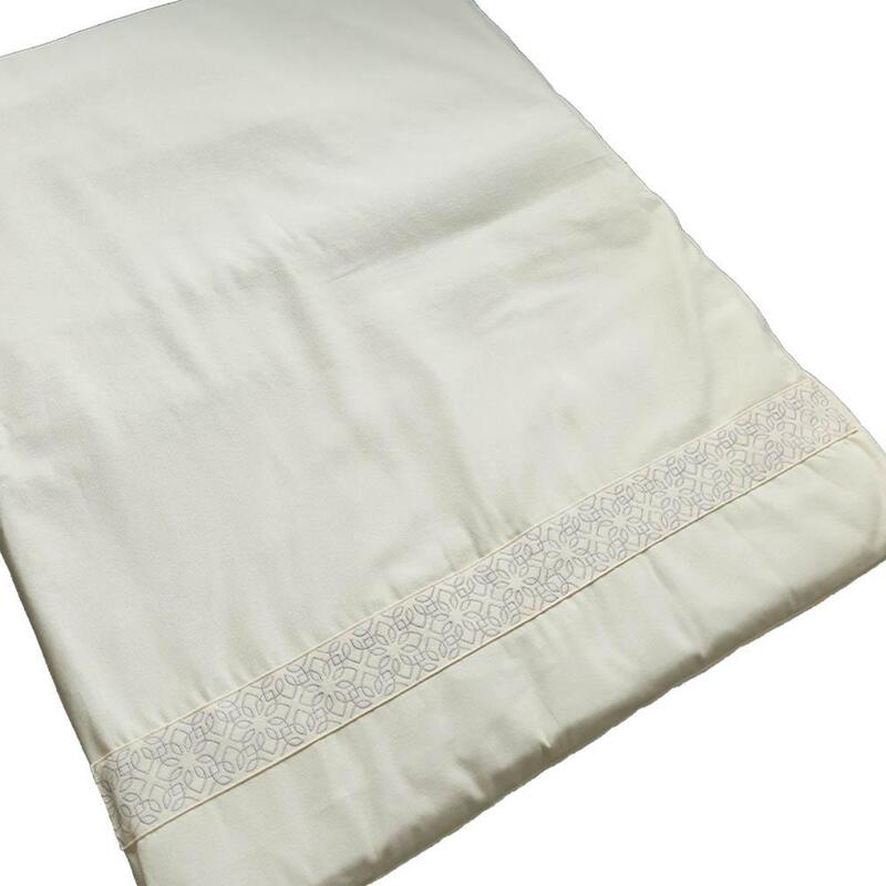 Set de meditație cu pernă cu pană - Fildeş