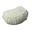 Pernă de meditație Crescent Fildeş 38x 25 x 14 cm