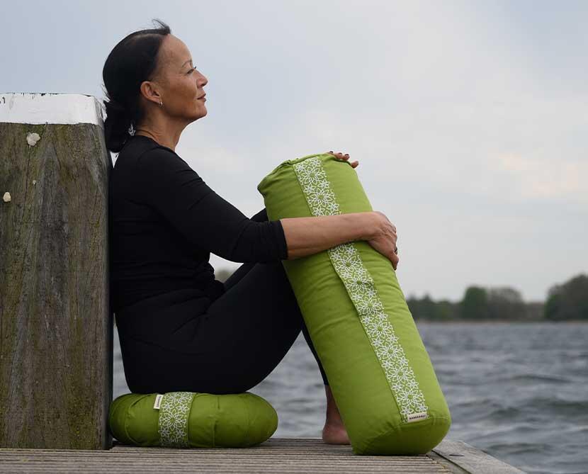 Yoga Bolster Groen 2/5