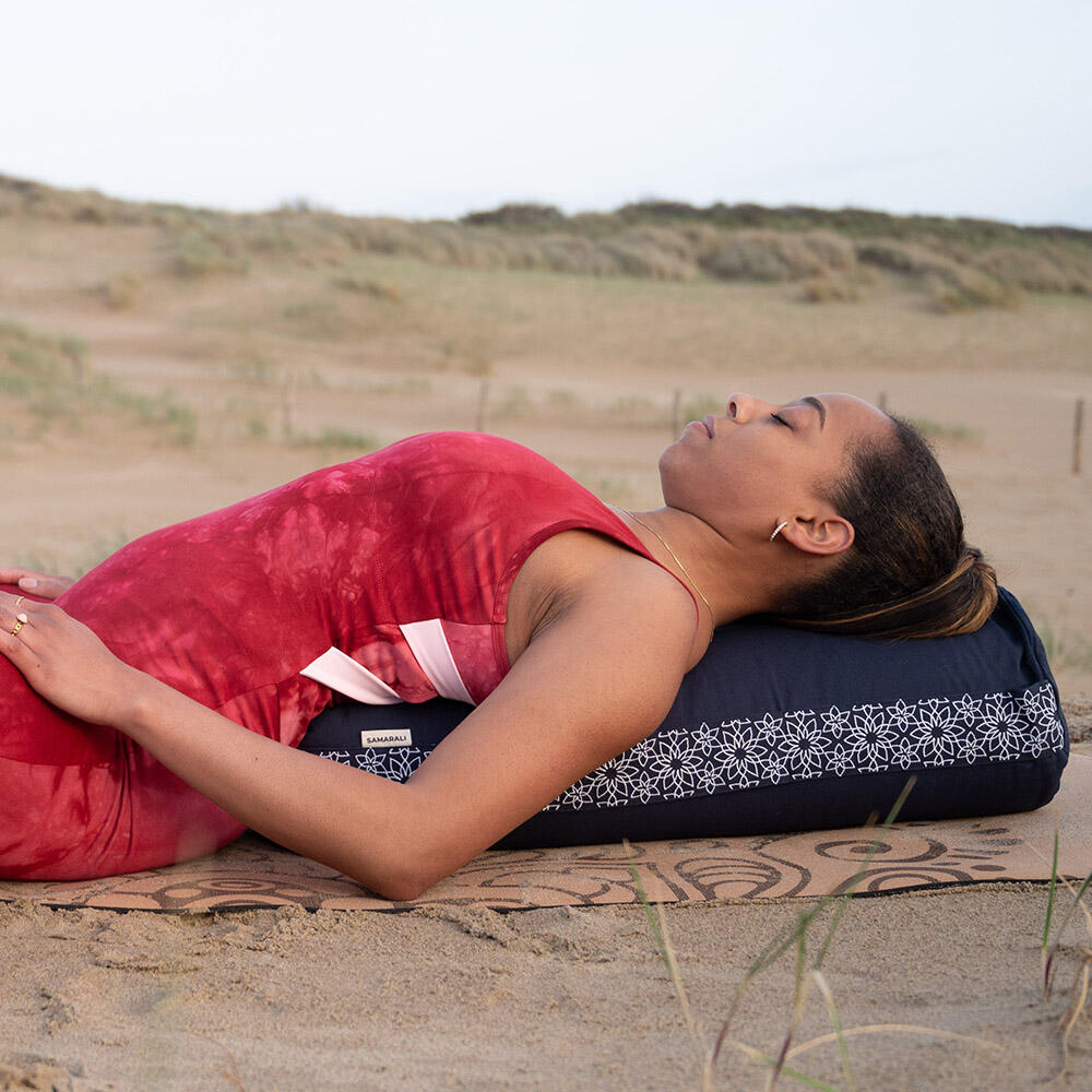 Yoga Bolster Marineblauw 2/7