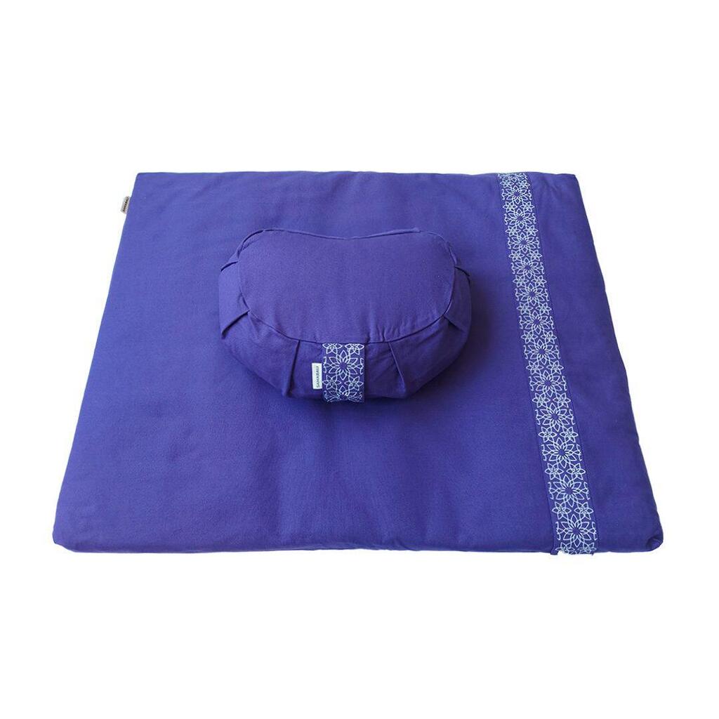 Samarali Meditation set with Cushion Crescent Purple