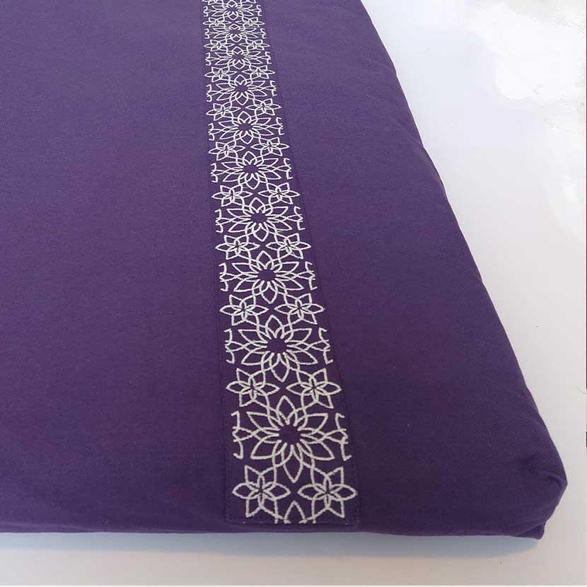 Tapis de Méditation Zabuton Violet 2/5