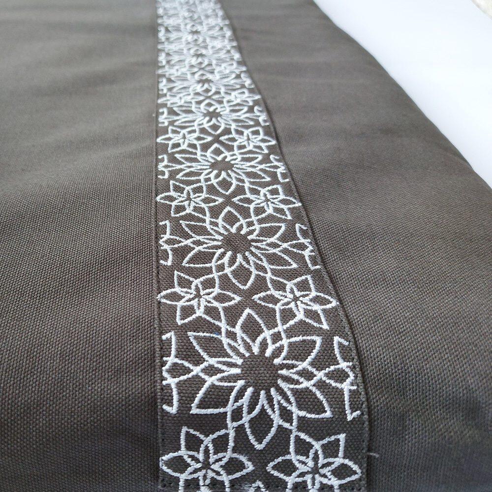Alfombra de Meditación Zabuton Gris 3/5