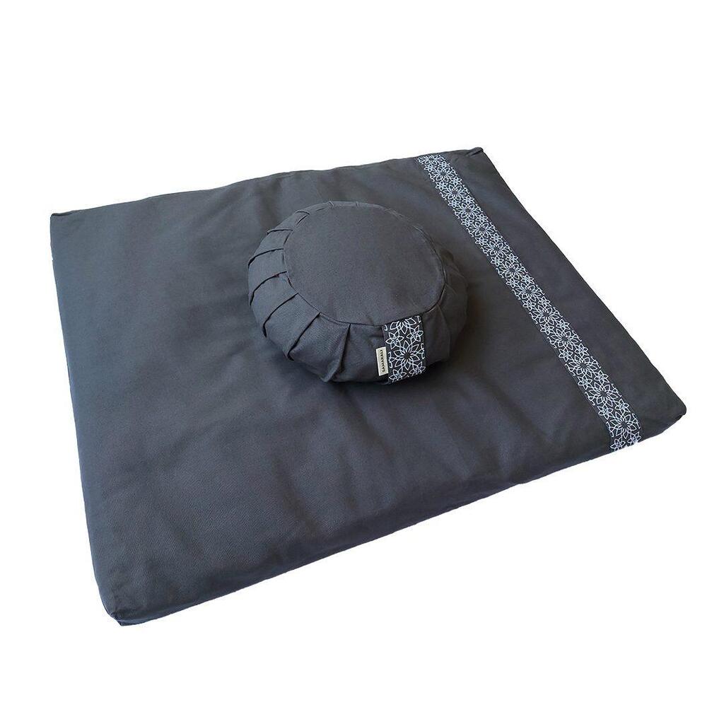 Samarali Meditation set with Cushion Zafu Grey