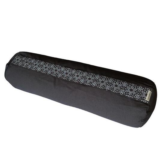 Traversin yoga Samarali Coton biologique 20x66 cm Gris