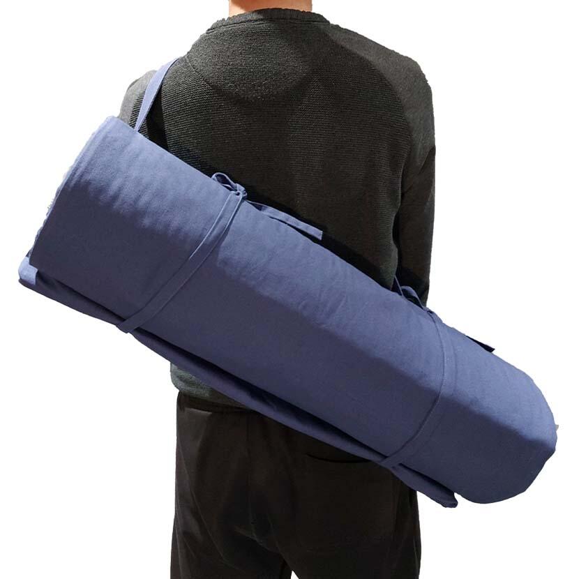 Tapete de Yoga de Algodón - Azul marino 6/6