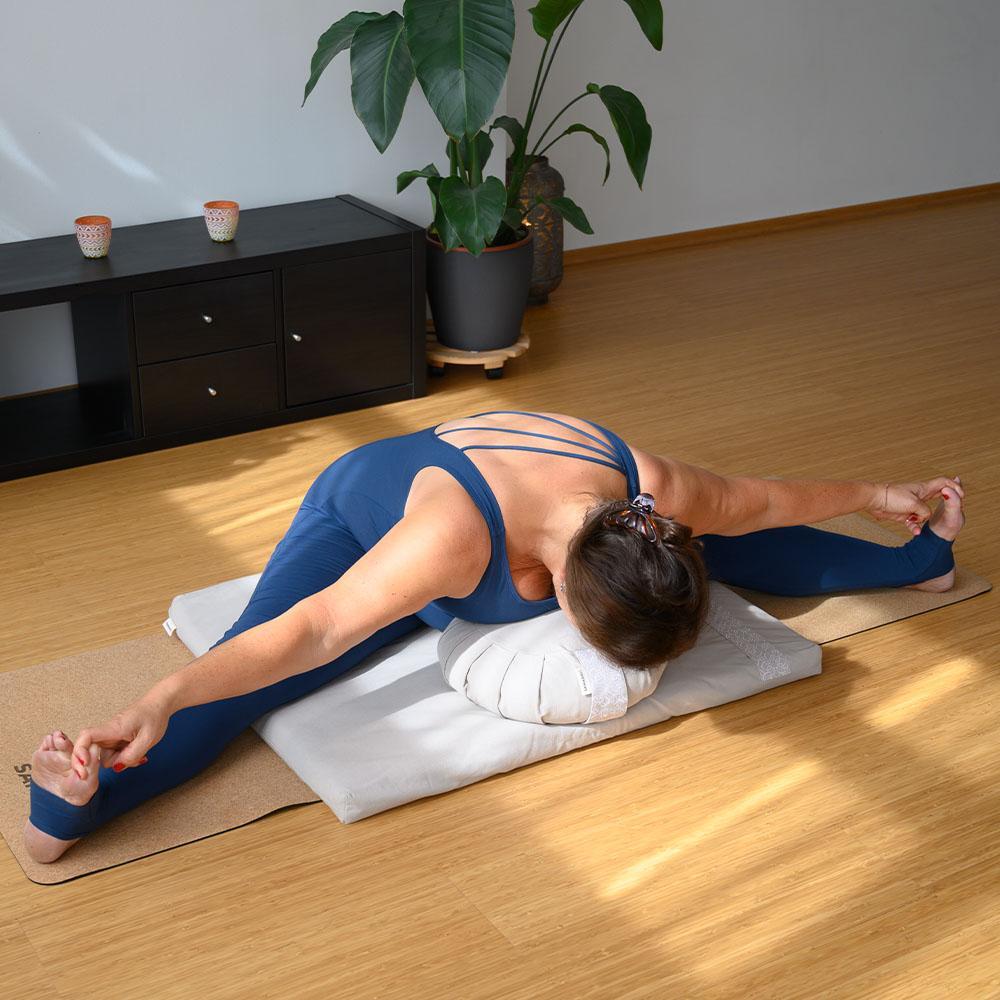 Cojín de Meditación Zafu Castillo Gris 5/7