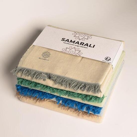 Coperta da yoga in cotone biologico - 200 x 150 cm