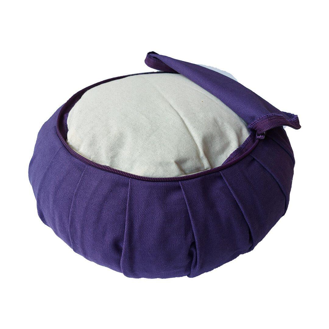 Almofada de Meditação Zafu Roxa 2/7