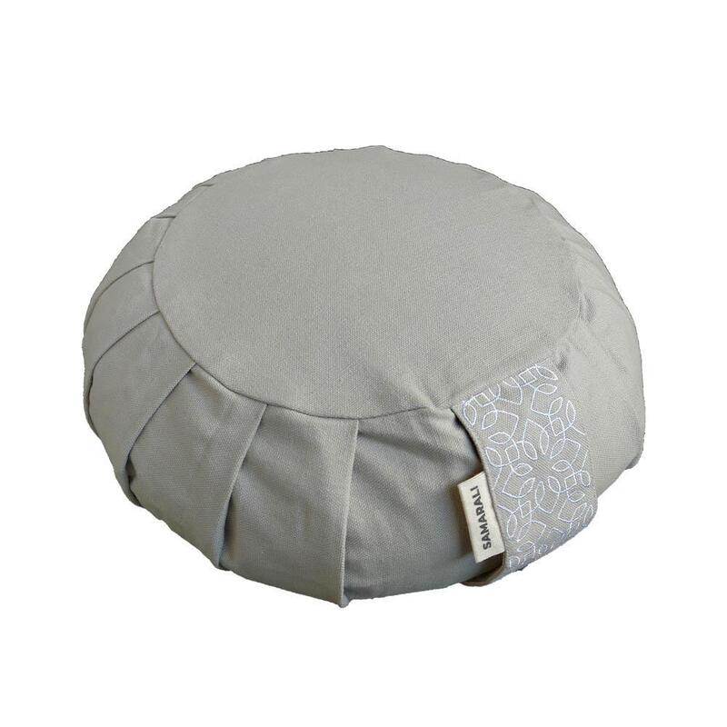 Pernă de meditație Zafu Chateau Gray 34 x 34 x 14 cm