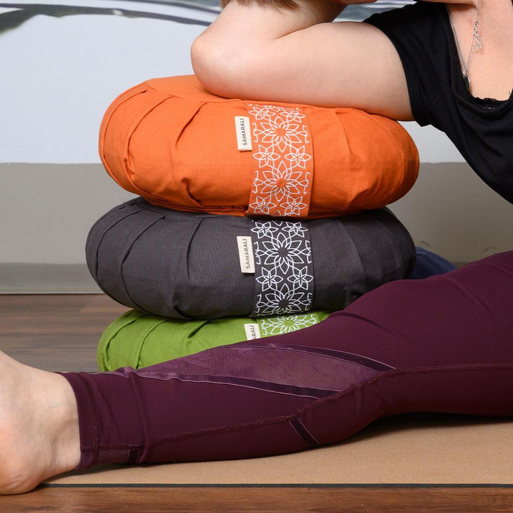 Almofada de Meditação Zafu Laranja 2/7