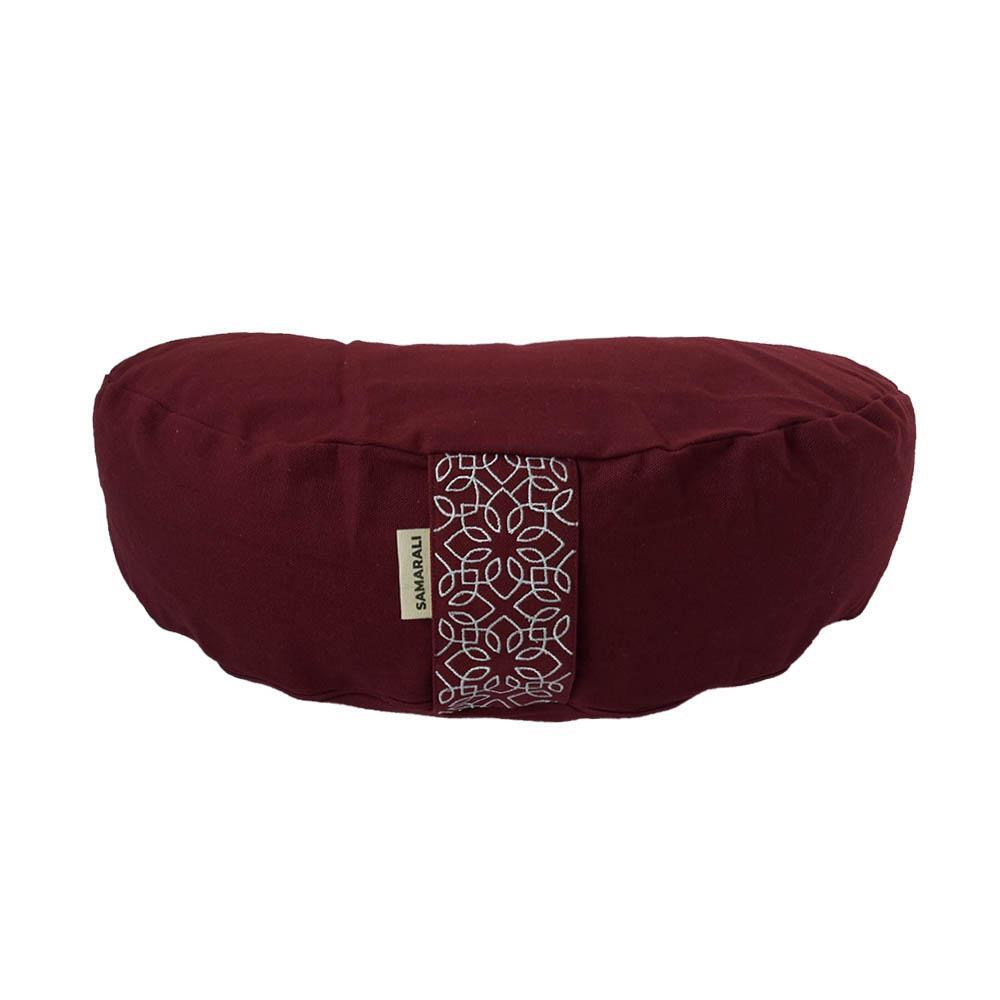 Almohada de meditación con cuña Granate 2/5