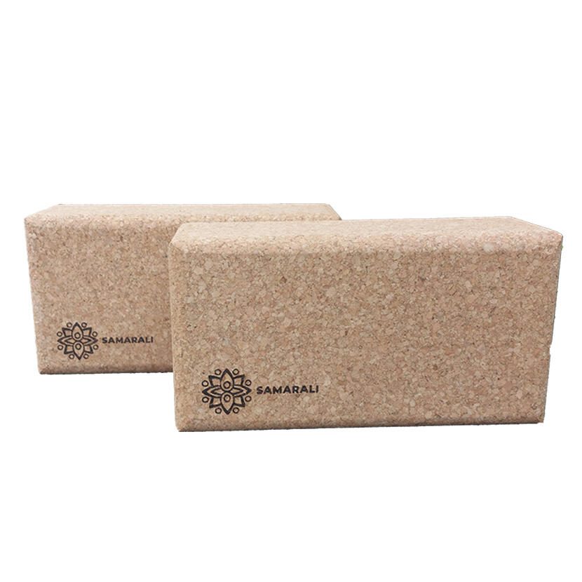 SAMARALI Yogablokken kurk - 2 stuks