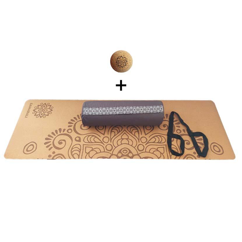 Samarali conjuntos de yin yoga - lua - cinza