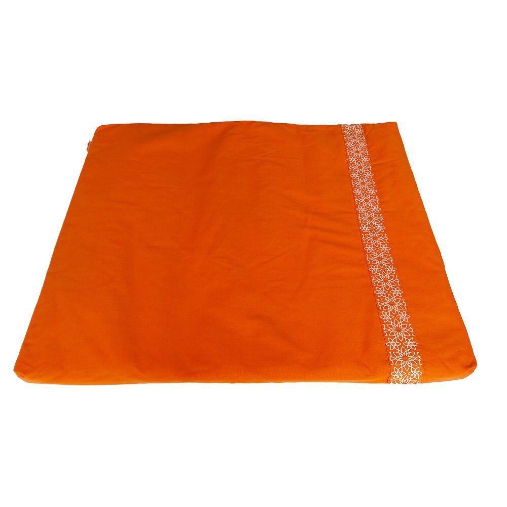 Samarali - Tapis De Méditation Zabuton Orange - Zafu - Orange - Taille Unique - Decathlon