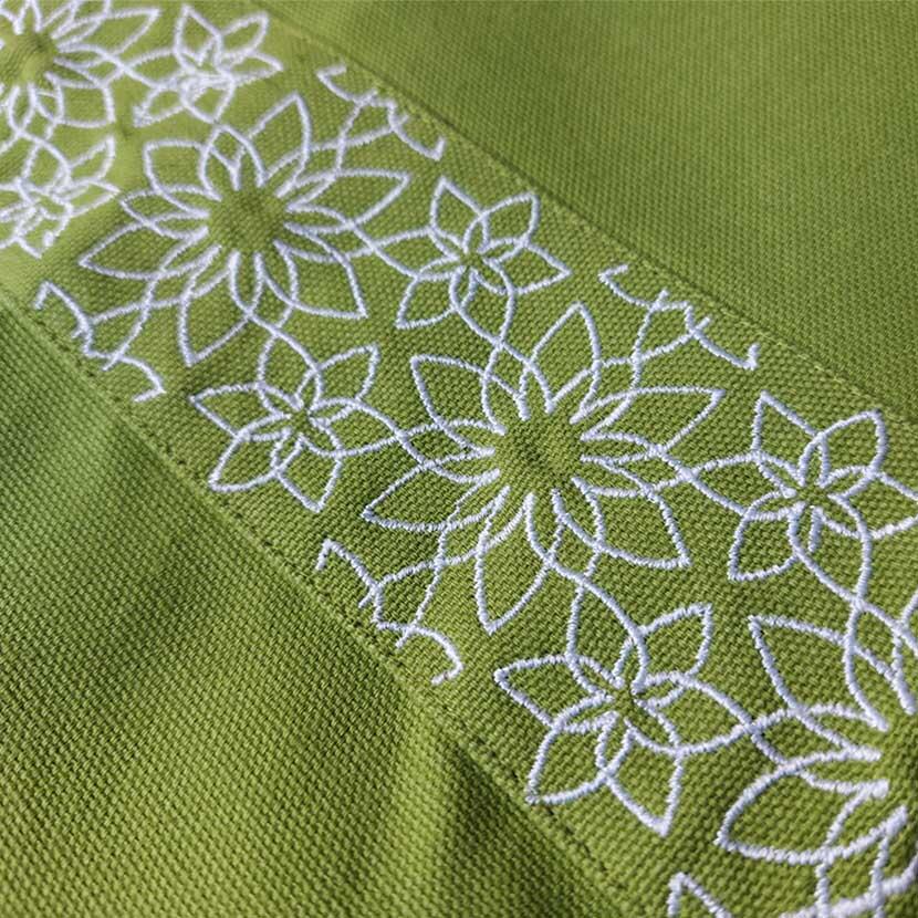 Conjunto de Meditação Samarali com Almofada Zafu Verde 4/7