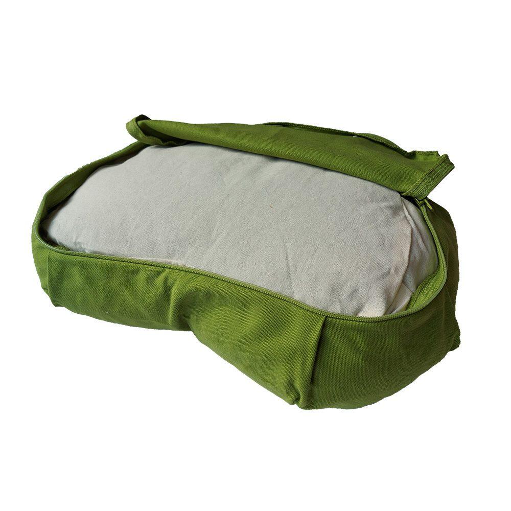 Samarali Crescent Meditation Cushion Green - 38 x 35 x 14 cm 5/5