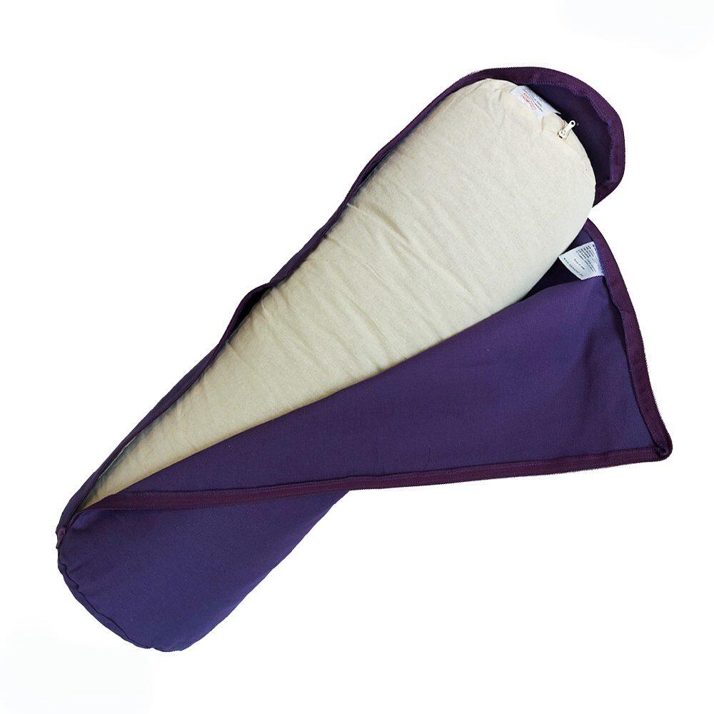 Bolster de Yoga Roxa 3/5