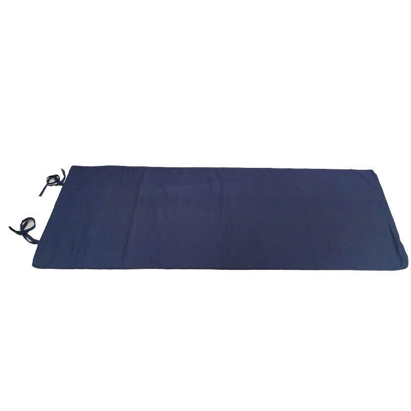 Baumwoll-Yogamatte mit Trageschlaufe – Denimblau – 200 x 65 cm 2/7