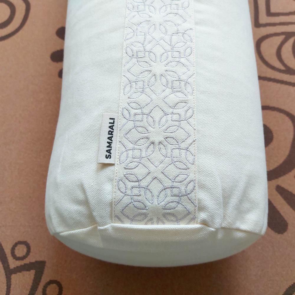 Bolster de Yoga Marfil 4/5