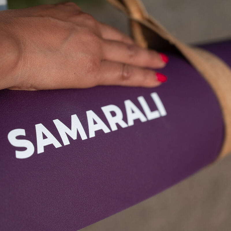 Samarali Tapis de Yoga en caoutchouc naturel - Plum