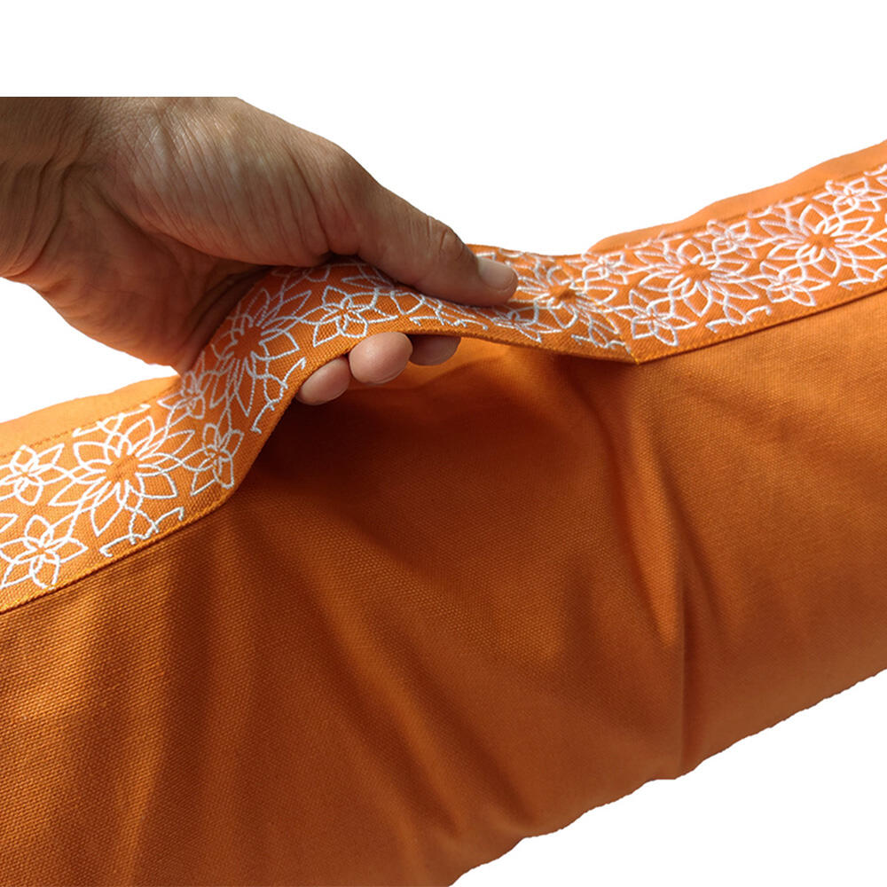 Fundas para Bolster de Yoga Naranja 4/6