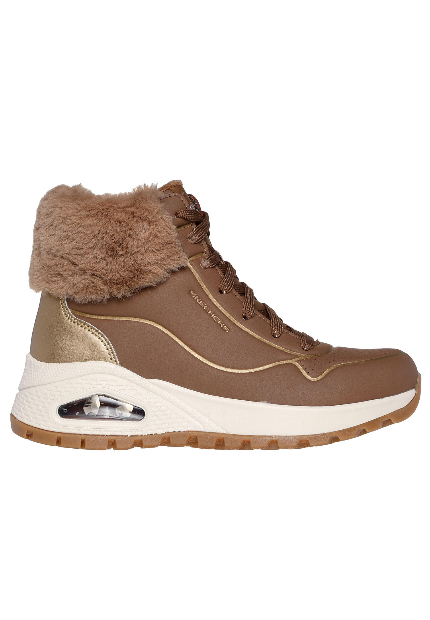 Baskets Femme Baskets Skechers UNO RUGGED - FALL SHIMMER Marron Marron Skechers 6/7