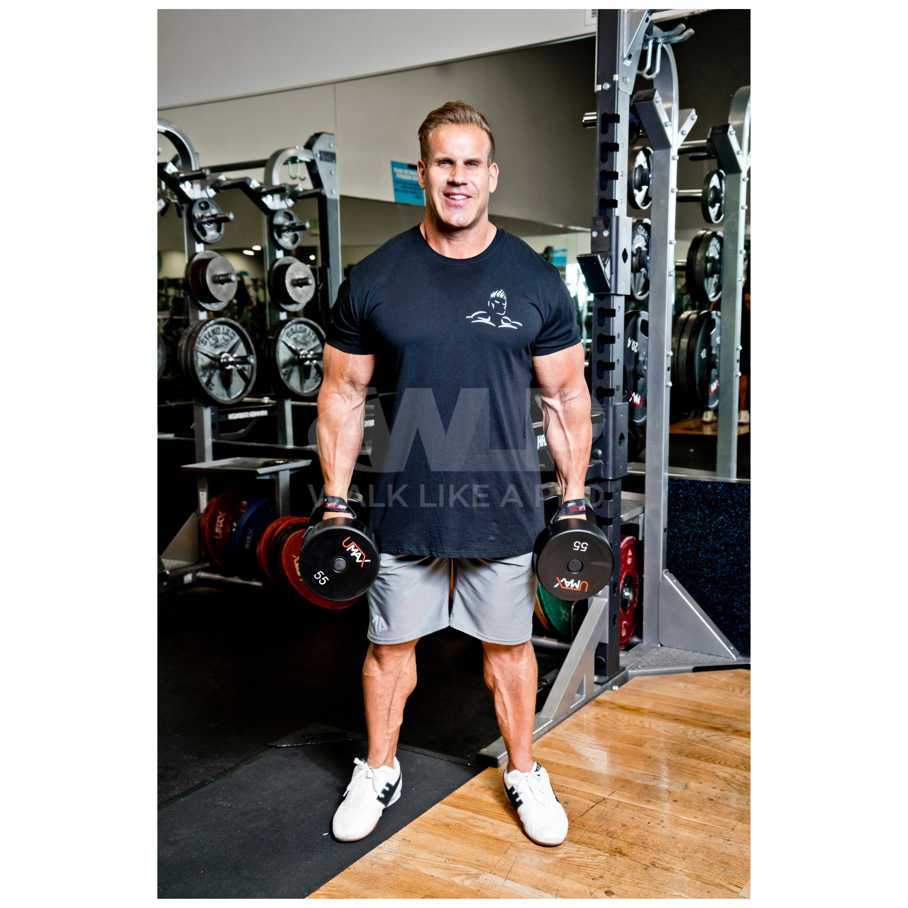 Jay Cutler Unterschrift 100% Leder Lifting Zughilfen Model J-1000LLS 5/5