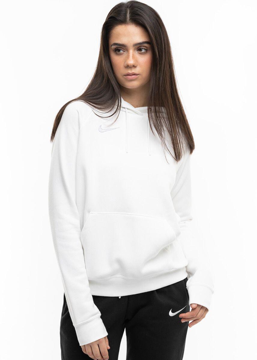 Felpa con cappuccio donna nike bianco