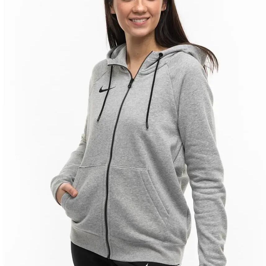 Womens/Ladies Park 20 Full Zip Hoodie (Grey/Black)