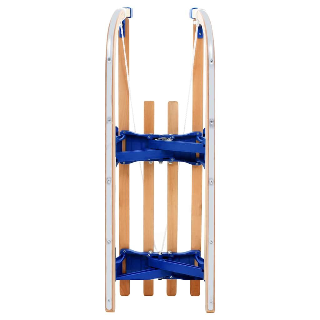 VidaXL Luge pliable en bois 110 cm 3/7