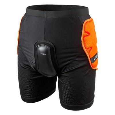 Cairn Proxim D3O Schutzshorts Schwarz/Orange Unisex