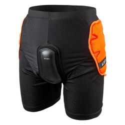 Short de Protection Cairn Proxim D3O Noir/Orange Unisexe