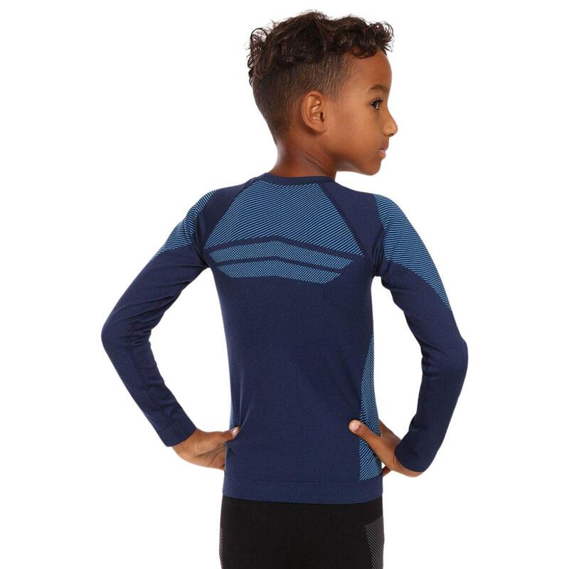 Bluza termica/Firstlayer KILPI Nathan, Albastru Inchis, Copii