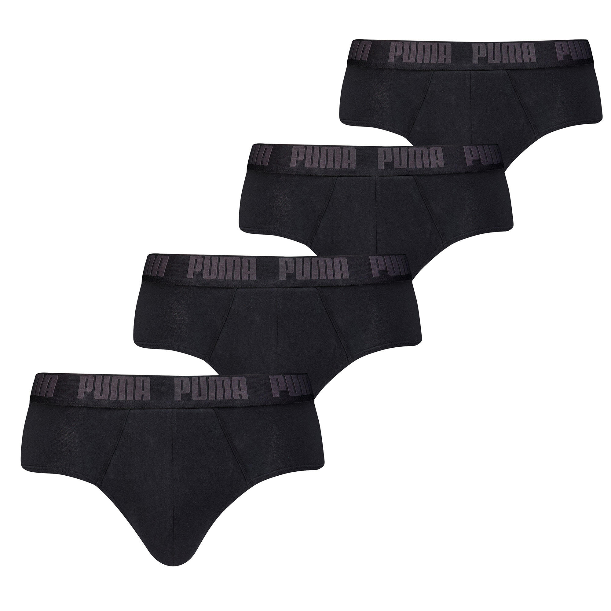 PUMA Slip Herren 4er Pack Figurbetont-PUMA BASIC BRIEFS 4P ECOM