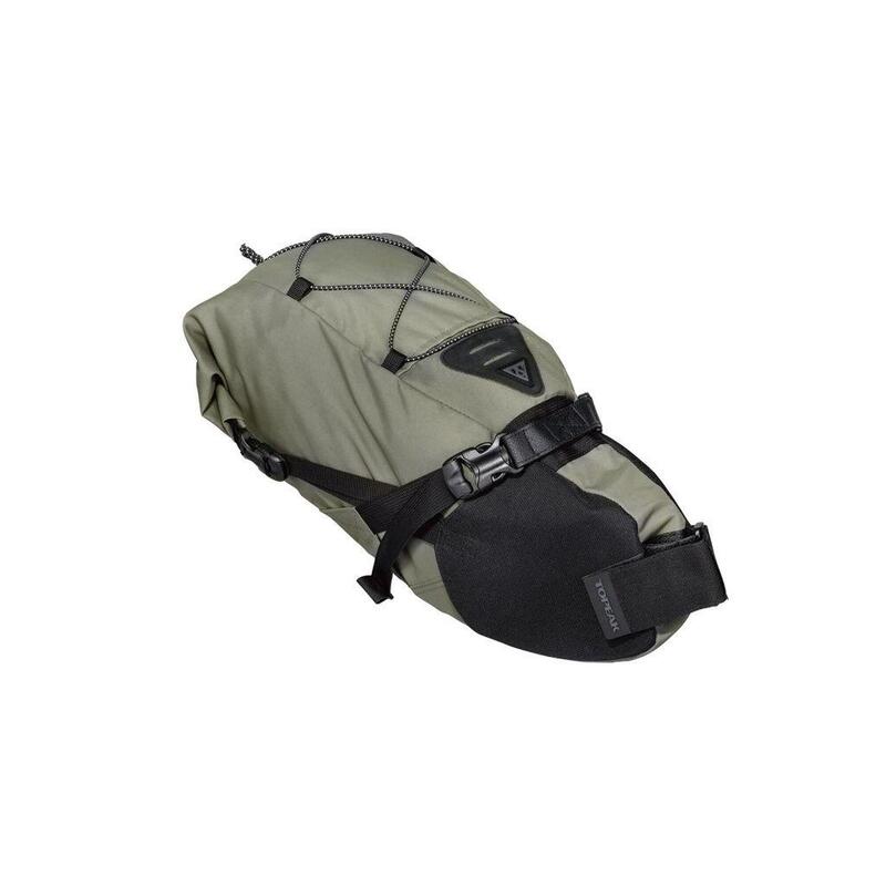 Geanta Topeak BackLoader TBP-BL2G - Volum 10 L, Verde - logo Gri