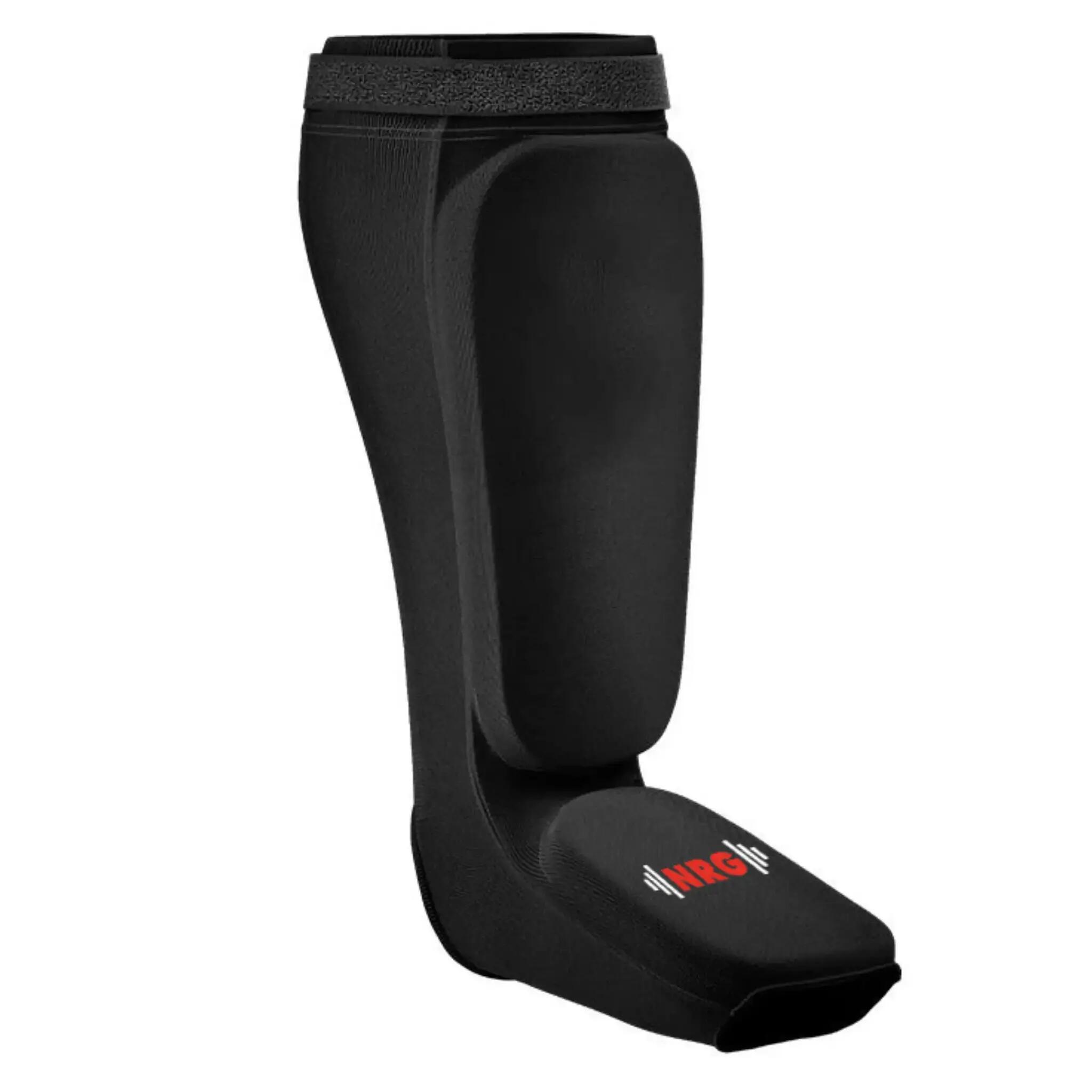 SIBB Protège-Tibias Tibia & Cou-de-pied Noir - Taille: S 6/7