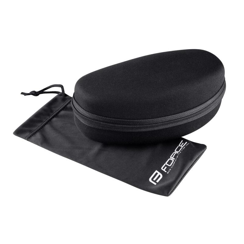 Ochelari Force Creed, lentila neagra oglinda, rosu petrol