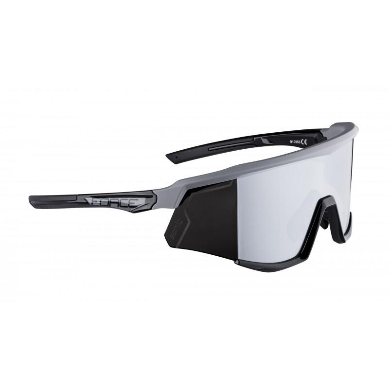 Ochelari Force Sonic, lentila neagra oglinda, gri/negru