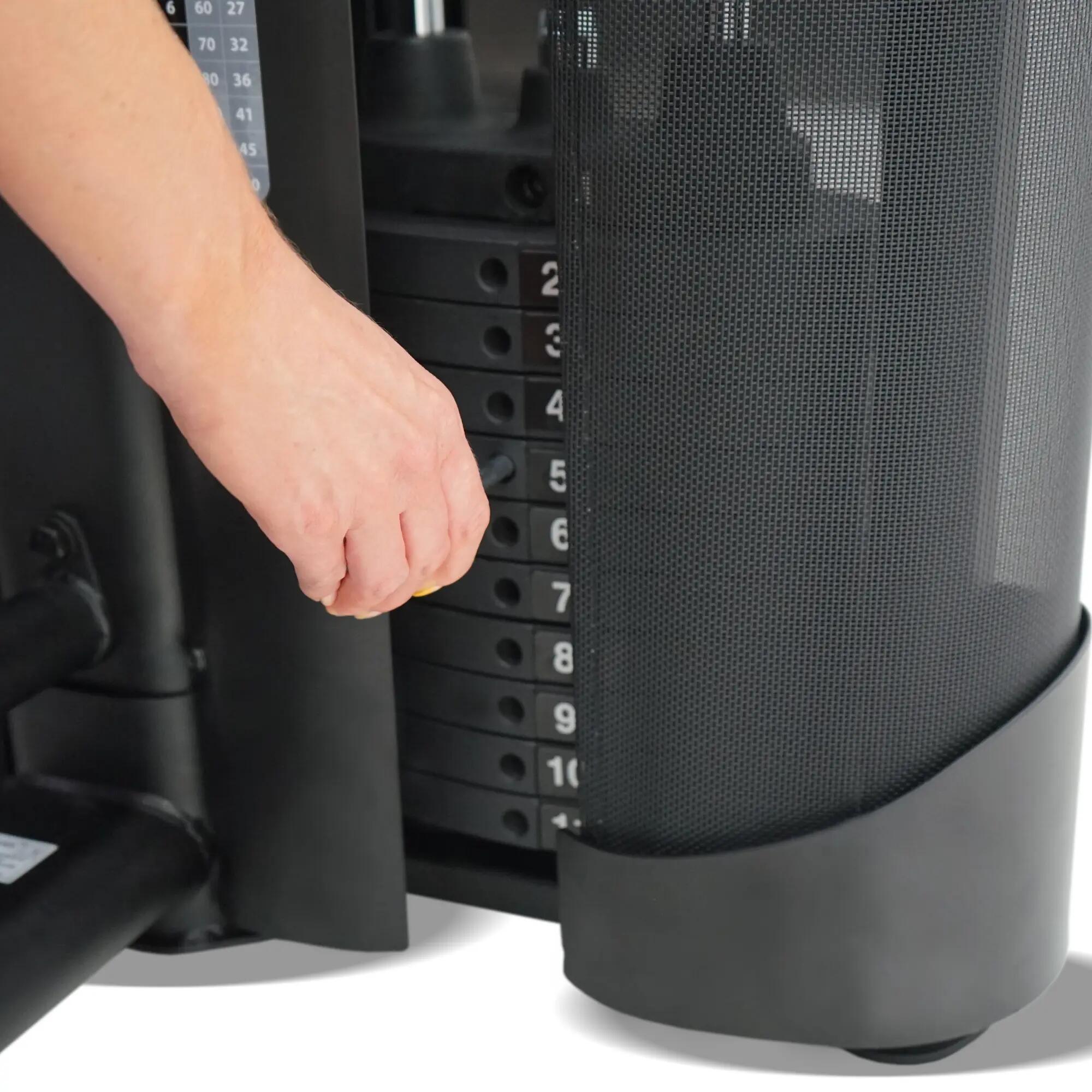 Extension de jambe assise + flexion des jambes DUAL Station 6/7