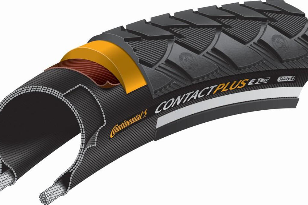 Pneu Continental Contact Plus 700 mm Tubetype Rigide SafetyPlus Breaker E-Bike e 4/5