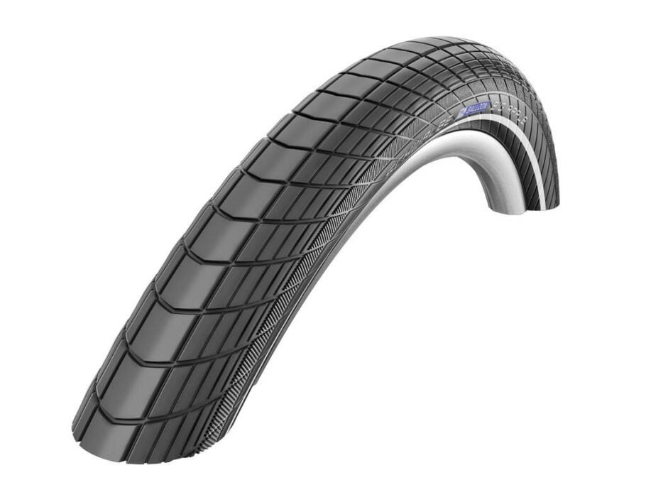 SCHWALBE Buitenband Big Apple R-Guard 16 X 2.00 Zwart Reflectie